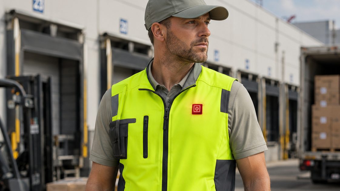 Worker prepared for the 2026 heat season with CoolStream cooling technology