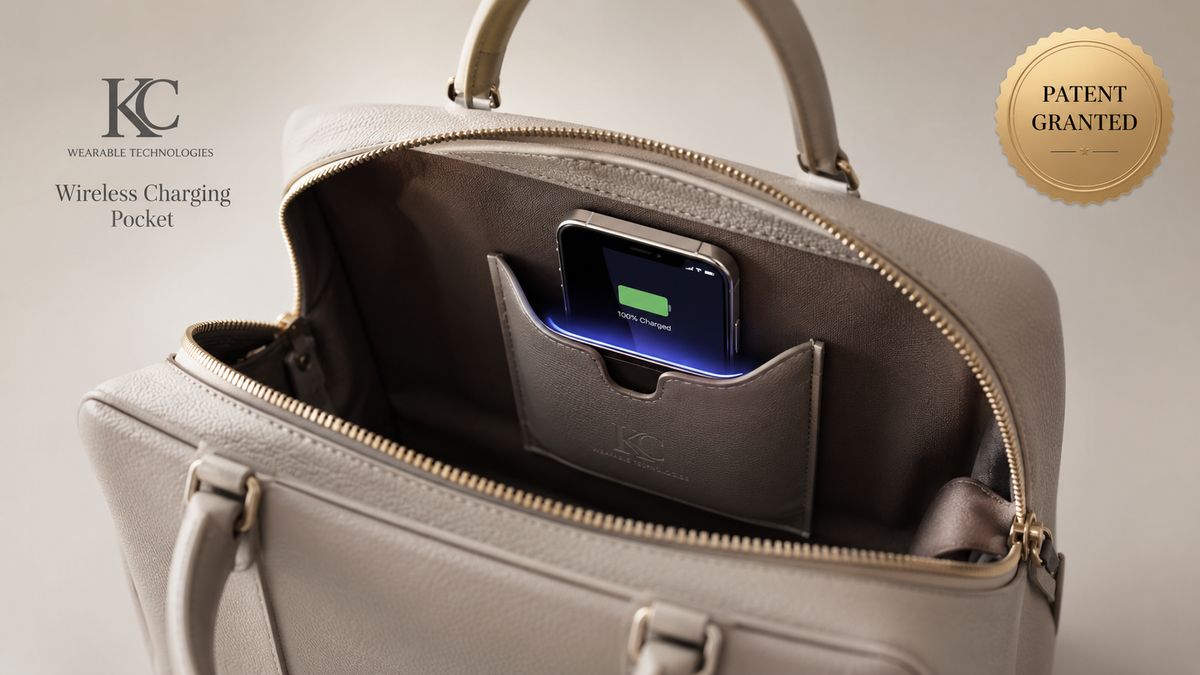 Wireless Charging Pocket patent granted
